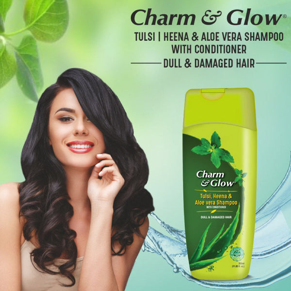 Tulsi, Heena & Aloevera Herbal Shampoo