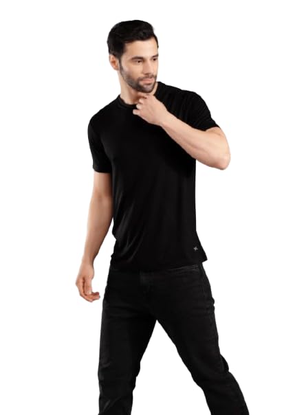 The Secret Loom Men's T-Shirt - 95% Bamboo, 5% Elastane - Premium T-Shirts for Men