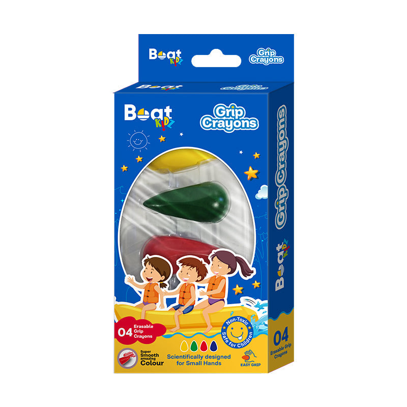 Magic Erasable Pebble Crayons Assorted Set (4 Pcs)