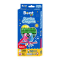 Jumbo Plastic Crayons Set - 13 Assorted Colors