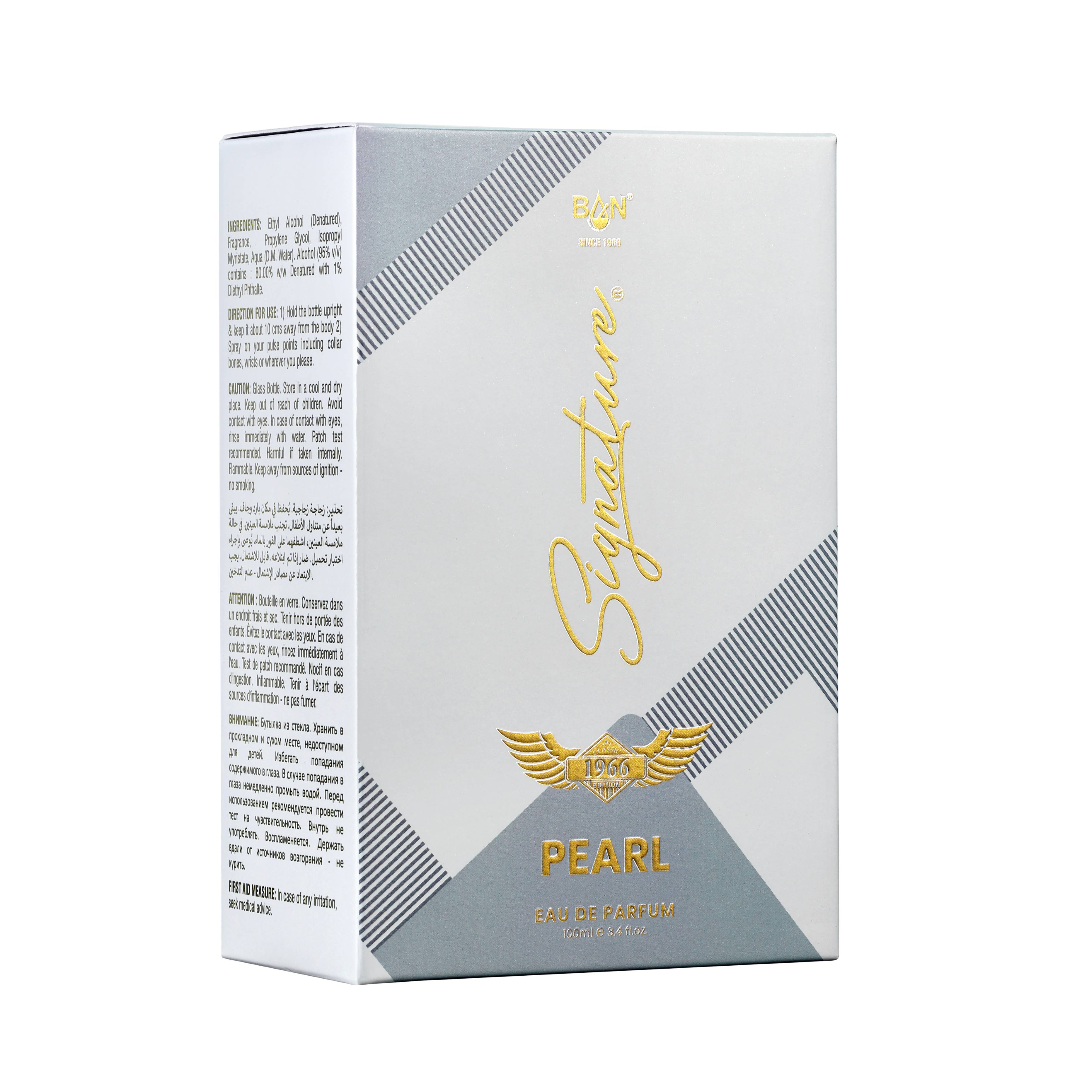 PEARL – Women's Eau De Parfum - 100ml | Floral Fruity Gourmand Fragrance