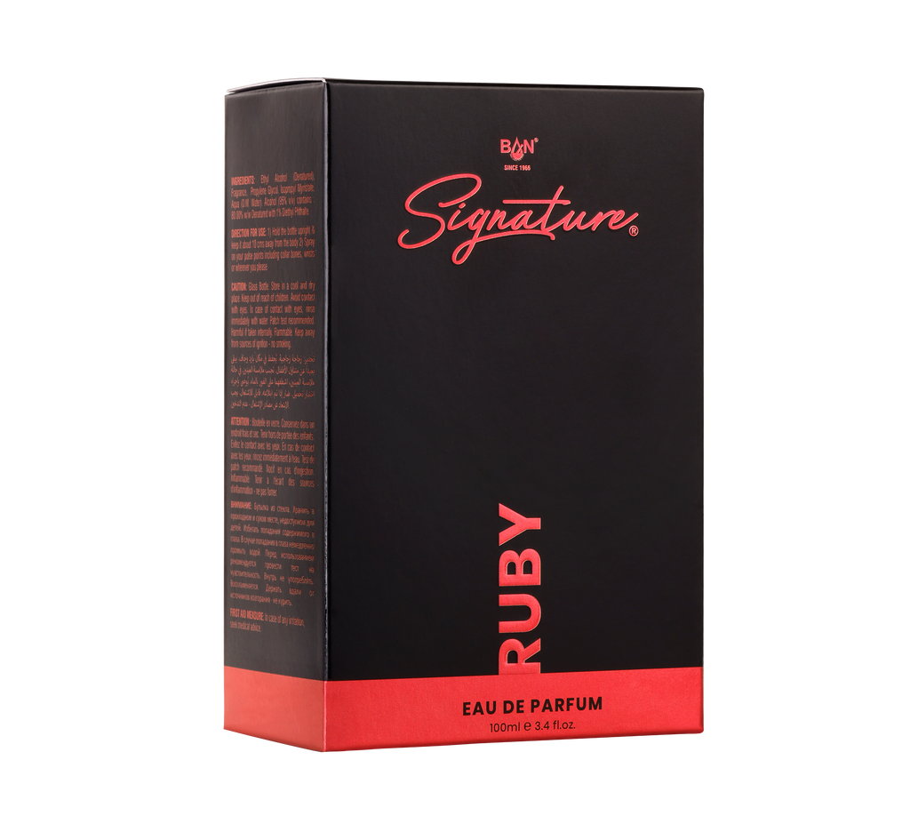 RUBY – Men's Eau De Parfum - 100ml | Aromatic Woody Fragrance