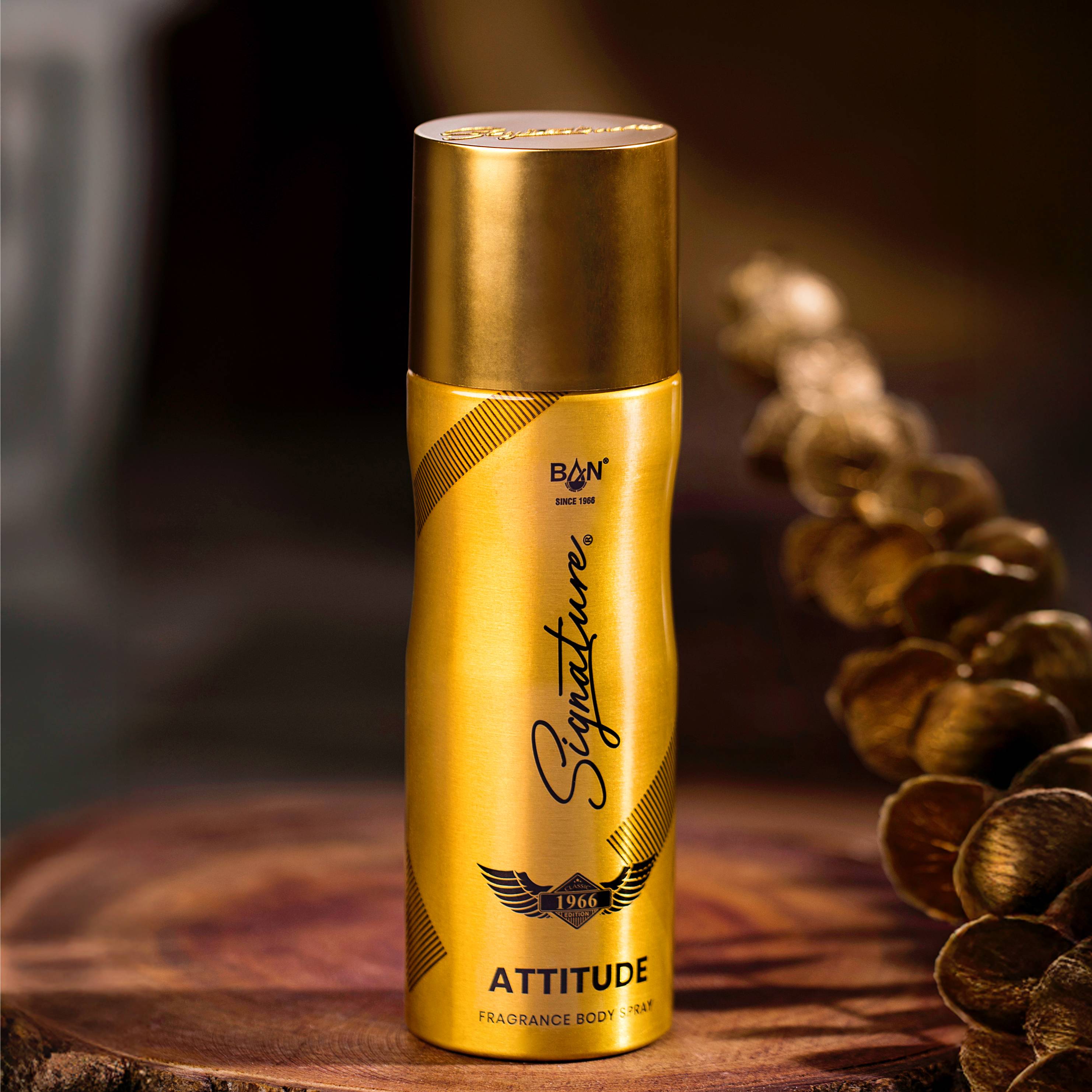 ATTITUDE Signature Duo – Men's 100ml EDP & 150ml Deodorant Combo | Warm Spicy Leather