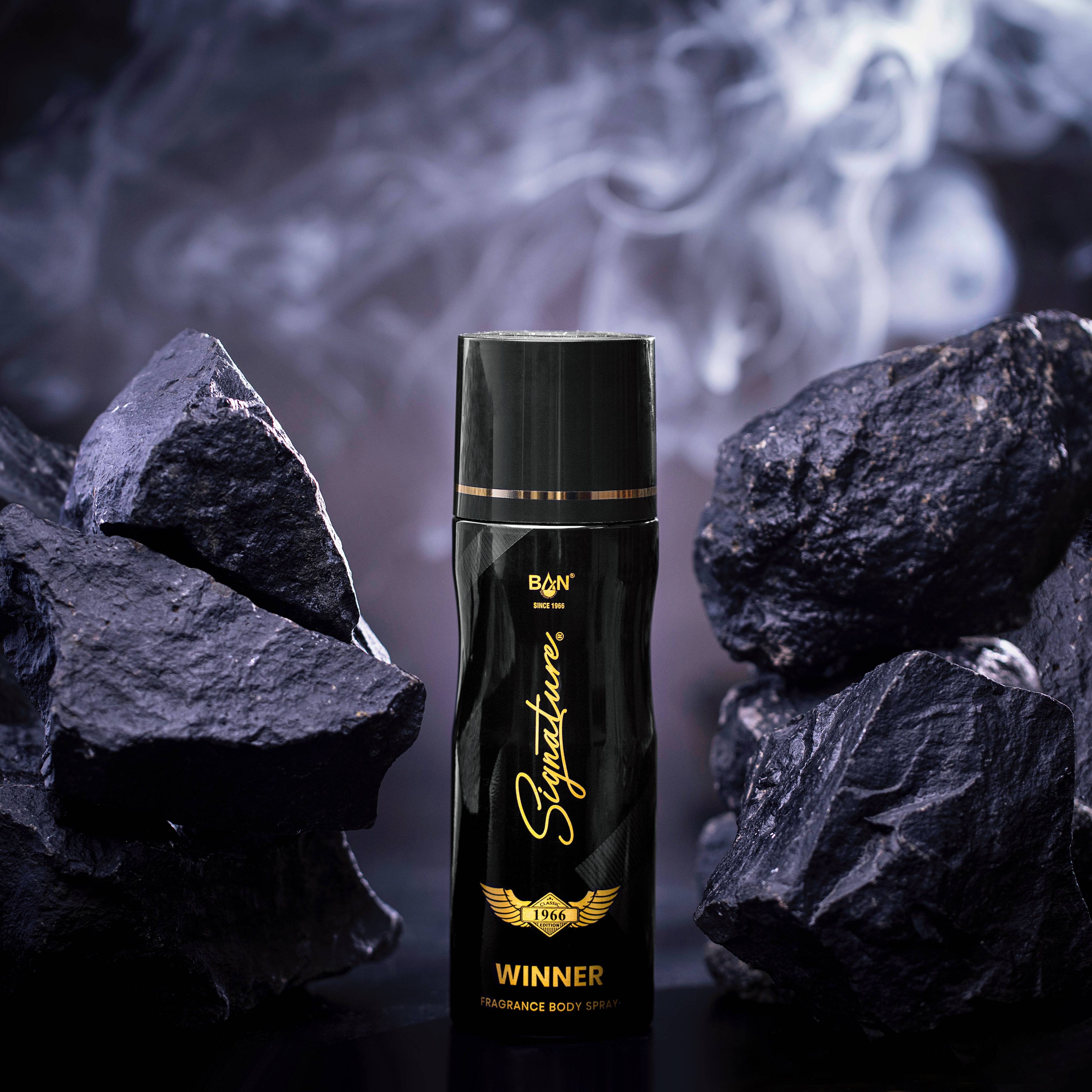WINNER Signature Duo – Women's 100ml EDP & 150ml Deodorant Combo | Empowering Amber Floral