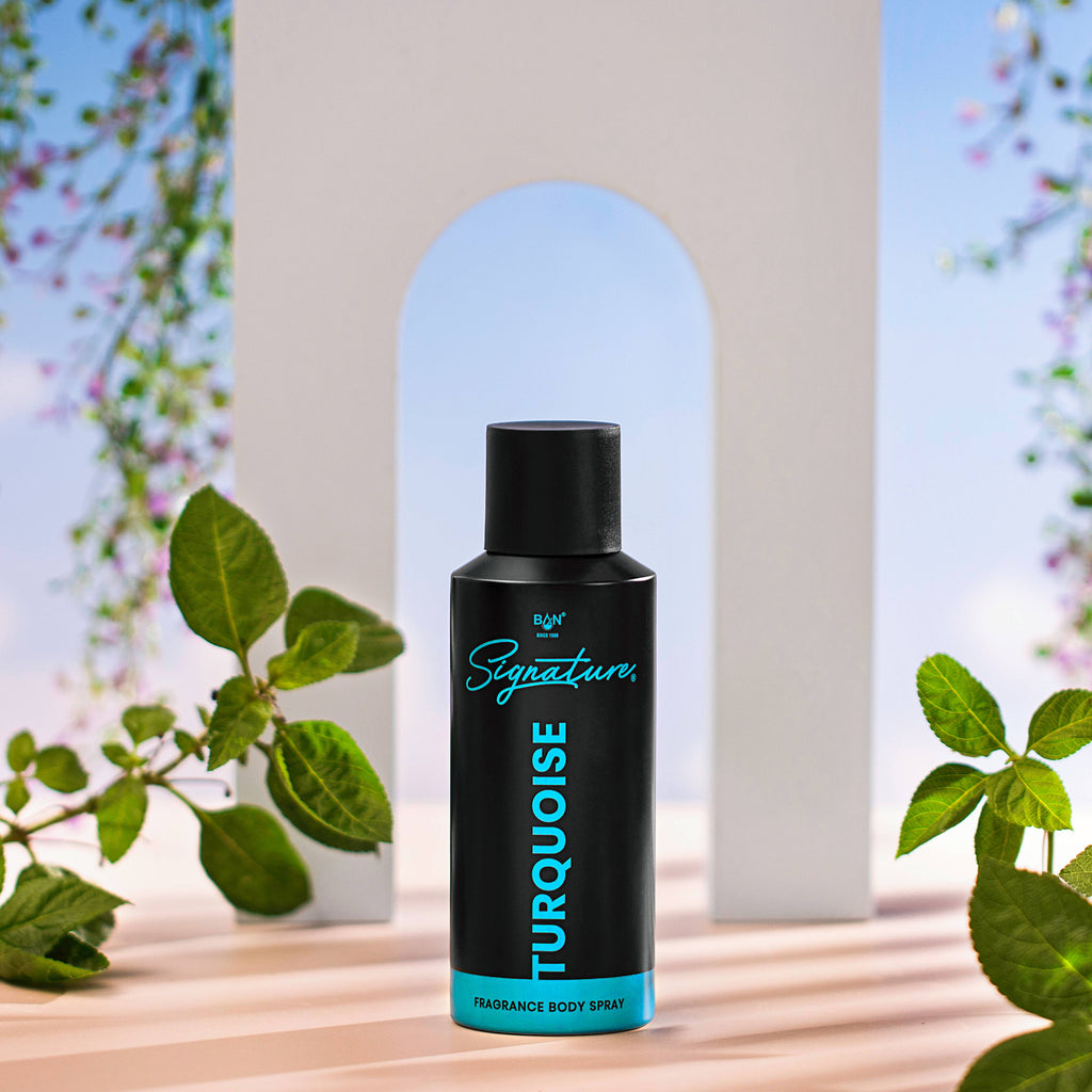 TURQUOISE – Men's Perfume Deodorant - 150ml | Bold Amber Spicy Body Spray