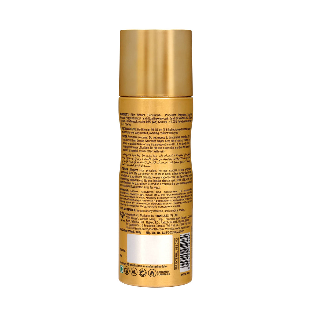 ATTITUDE – Men's Perfume Deodorant - 150ml | Warm Spicy Leather Body Spray