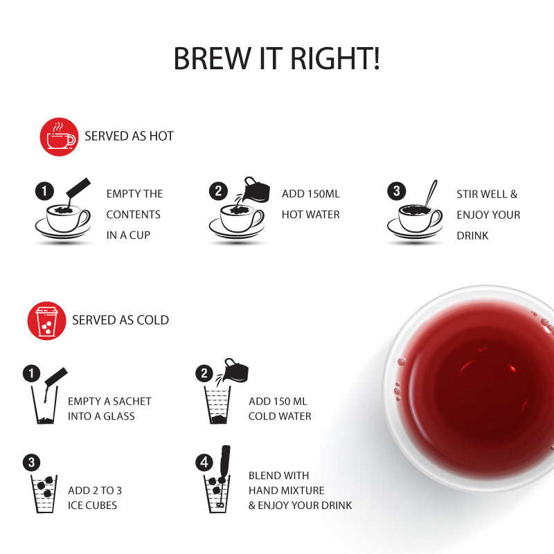 Hibiscus & Red Melon 2 in 1 Green Tea