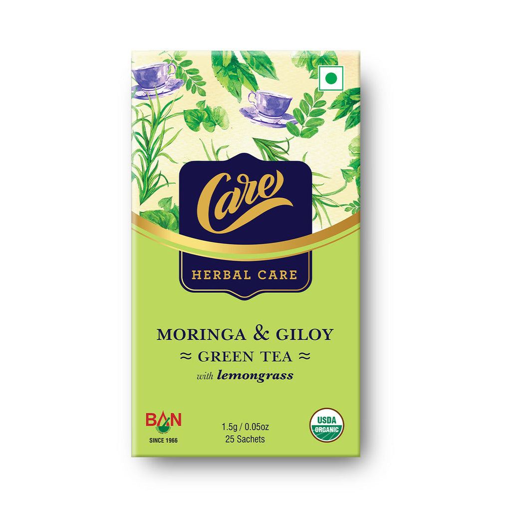 Moringa & Giloy With Lemongrass Green Tea