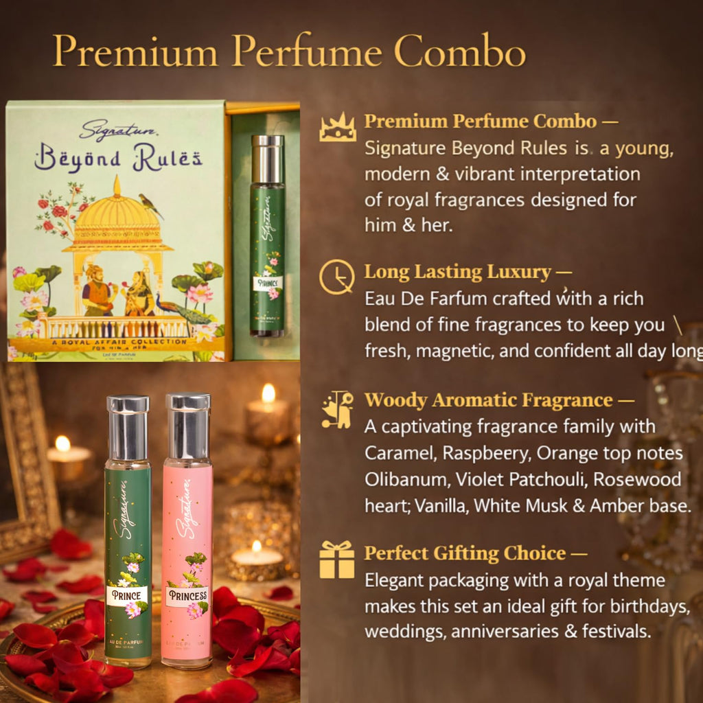 SIGNATURE EAU DE PARFUM - BEYOND RULES - 30ML X2 Gift