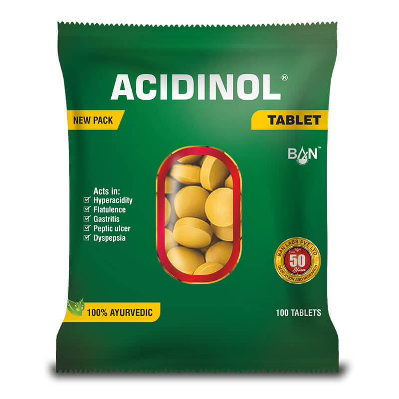 Acidinol Tablet - 100 Tablets