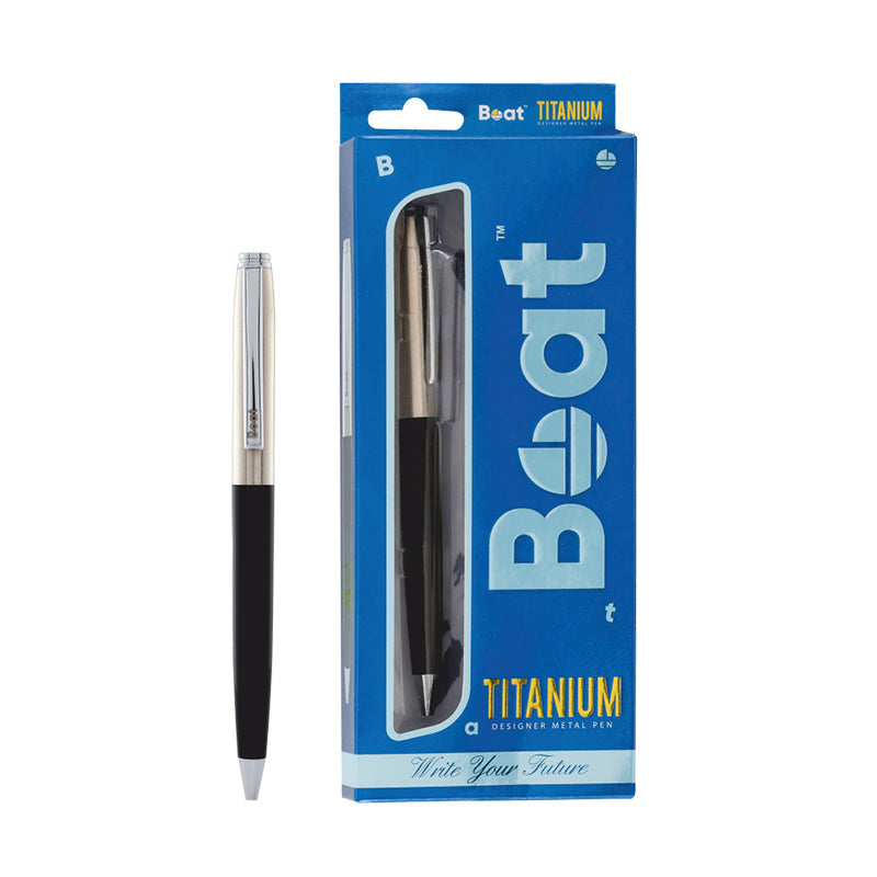 Titanium Designer Metal Ball Pen Gift Pack 0.7MM