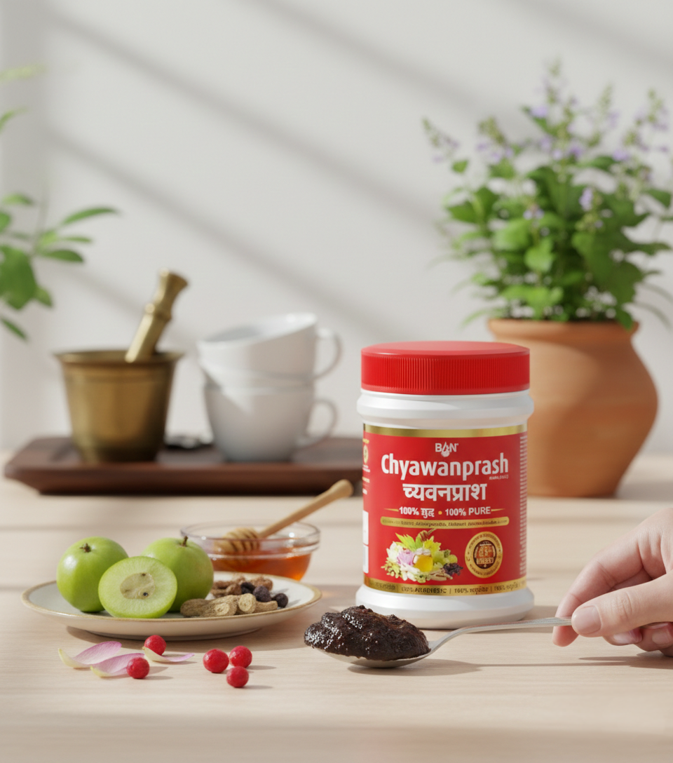 BAN Chyawanprash Ayurvedic Immunity Booster with Amla & 45+ Herbs