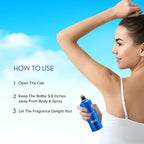 Signature Blue Deodorant Body Spray - 70 ML
