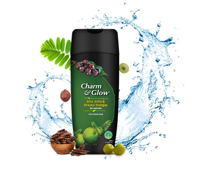Herbal Shampoo Combo Pack of 3 | Amla Aritha Shikakai, Tulsi Heena Aloe Vera, Neem Lemon