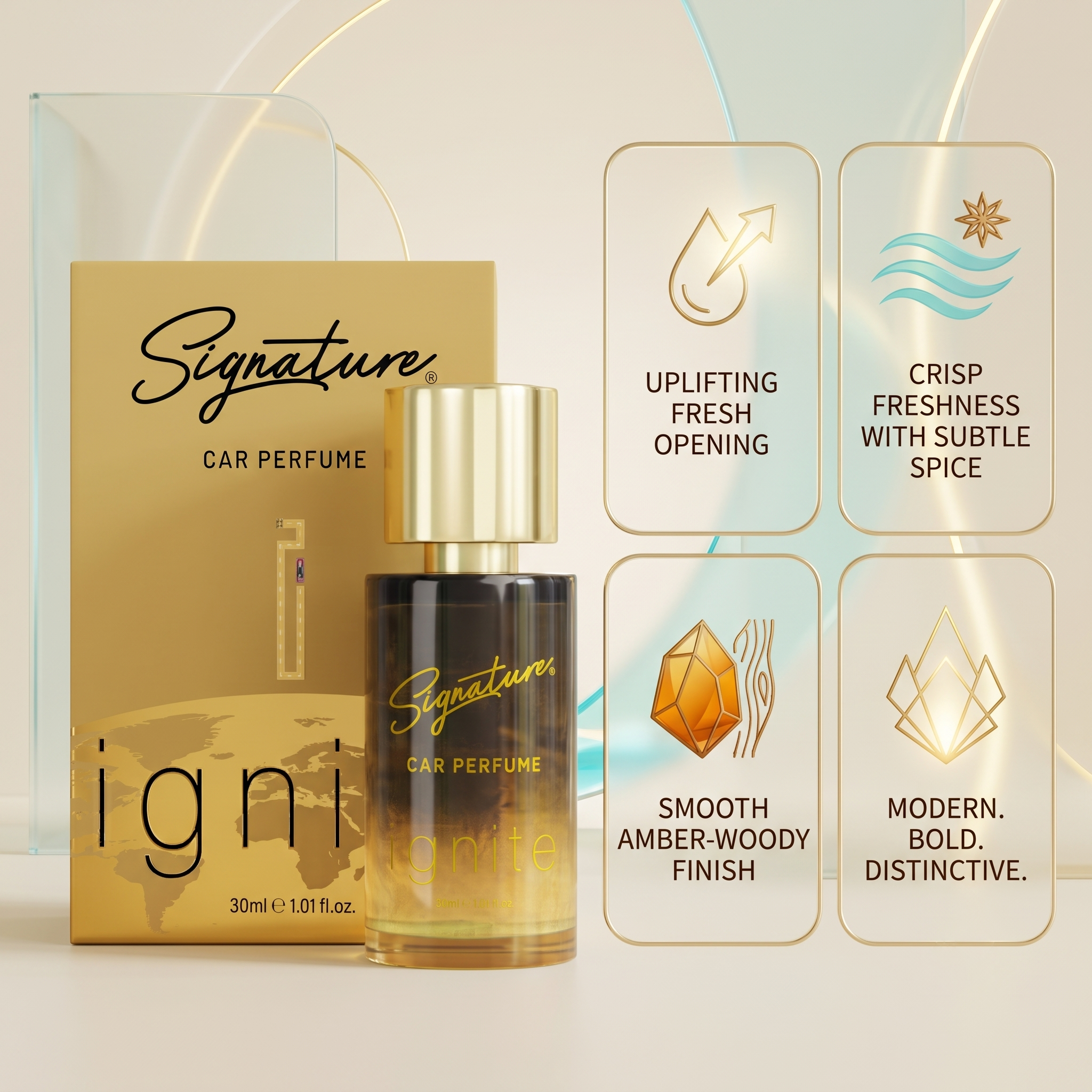 Signature Premium Car Perfume – 30 ML – Ignite