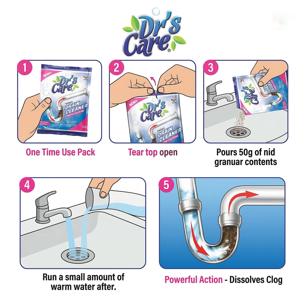 Dr’s Care Instant Drain Cleaner – Fast-Acting Clog Remover