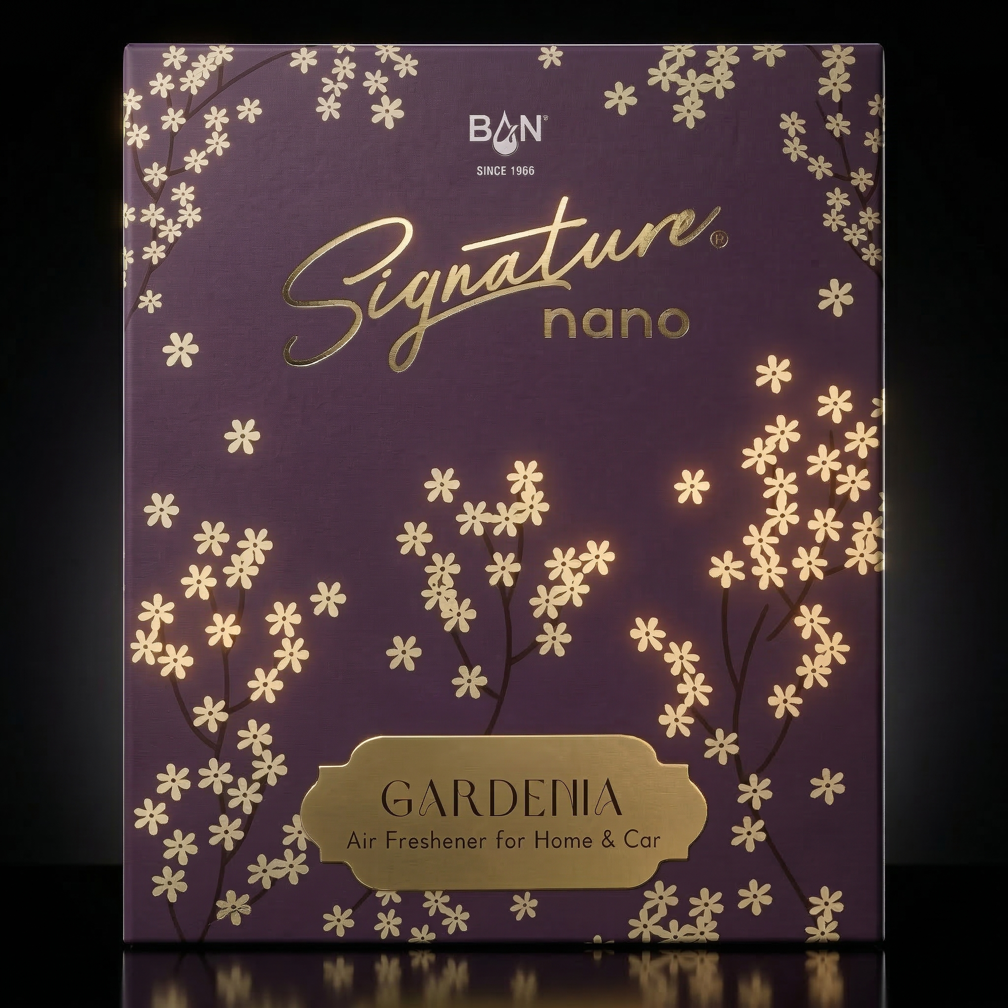 SIGNATURE NANO AIR FRESHENER HOME & CAR- GARDENIA 10G