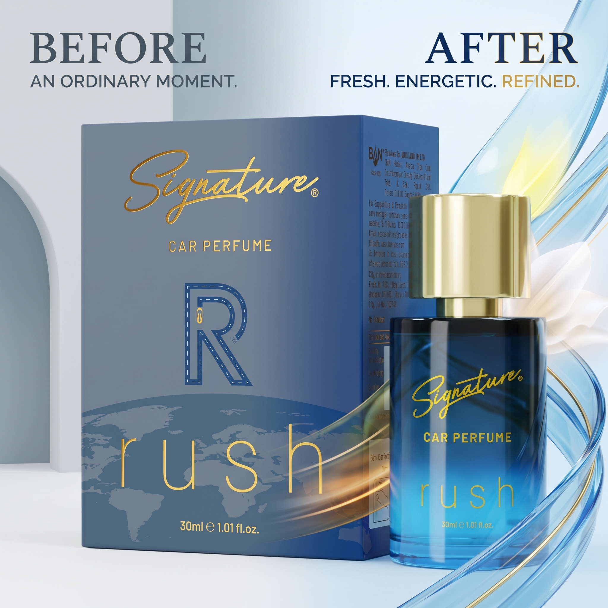 Signature Premium Car Perfume – 30 ML – Rush