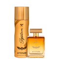 ATTITUDE Signature Duo – Men's 100ml EDP & 150ml Deodorant Combo | Warm Spicy Leather