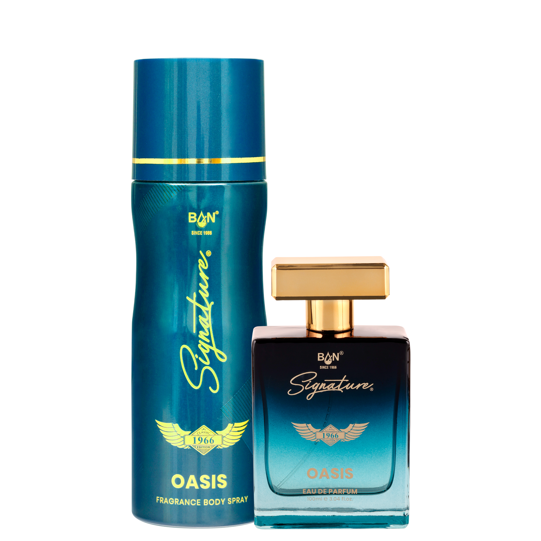 OASIS Signature Duo – Men's 100ml EDP & 150ml Deodorant Combo | Clean Fresh Woody
