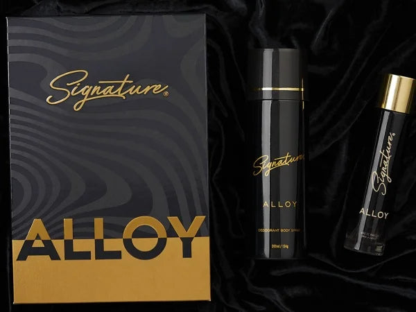 Signature Deodorant Gift Set Combo- "ALLOY" - 60 ML EDP & 200 ML DEO