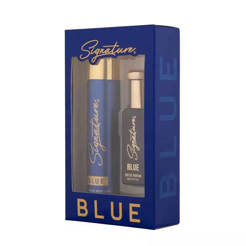 Signature Blue Body Spray 70 ML + Blue EDP 20 ML Gift Set Combo
