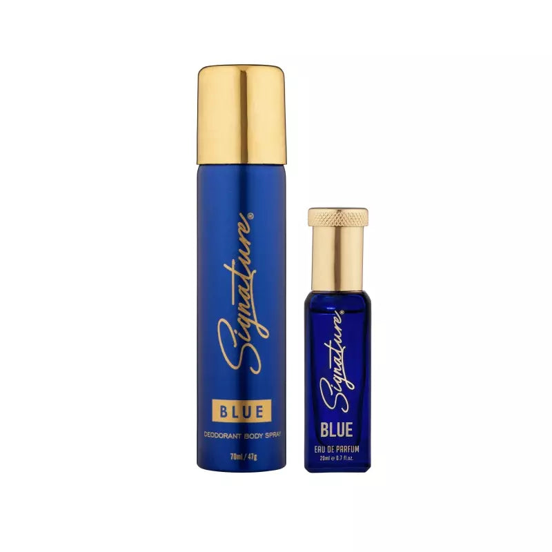 Signature Blue Body Spray 70 ML + Blue EDP 20 ML Gift Set Combo