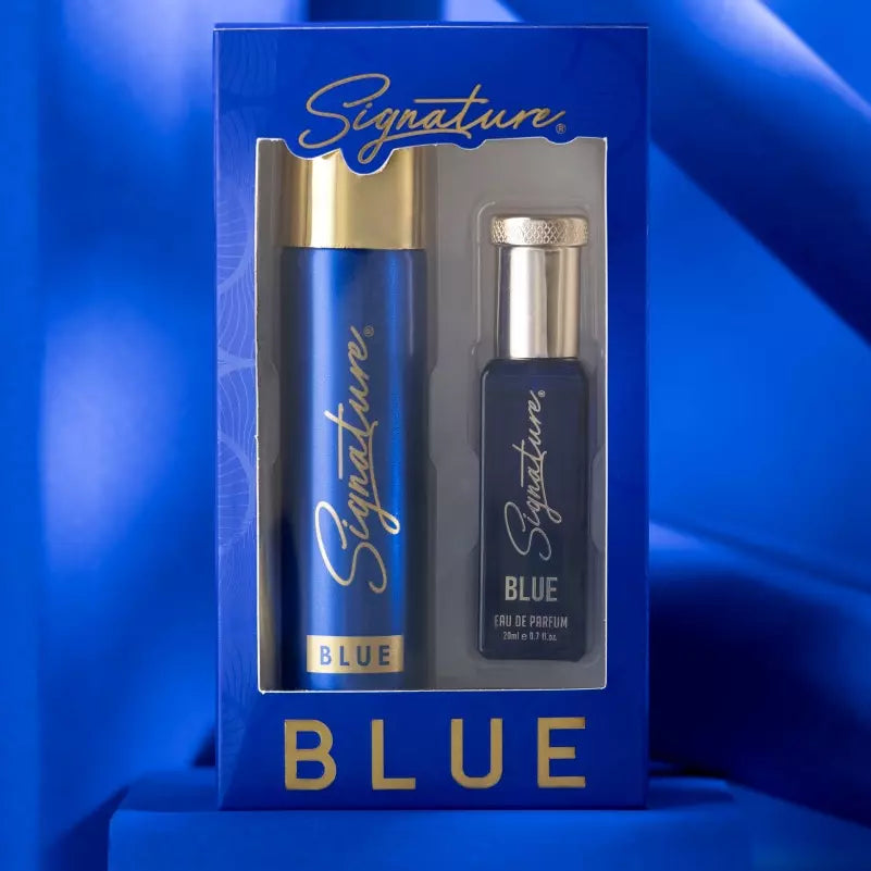 Signature Blue Body Spray 70 ML + Blue EDP 20 ML Gift Set Combo