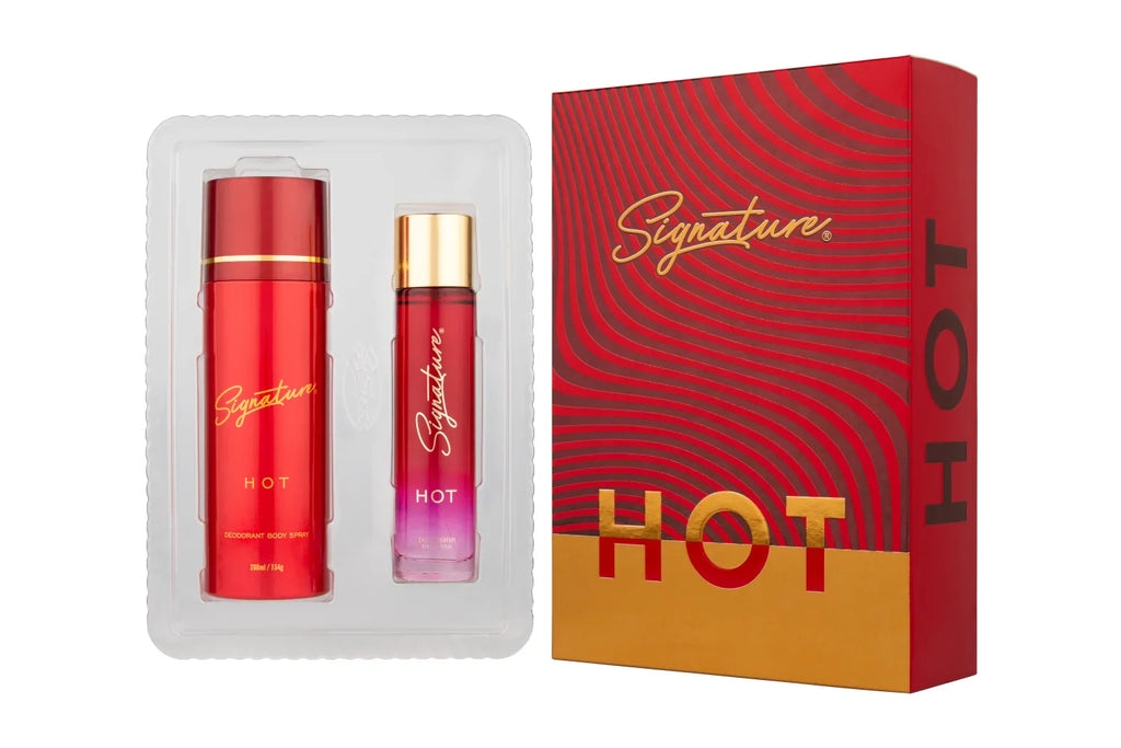 Signature Eau De Parfum + Deodorant Gift Set Combo- "HOT" - 60 ML EDP & 200 ML DEO