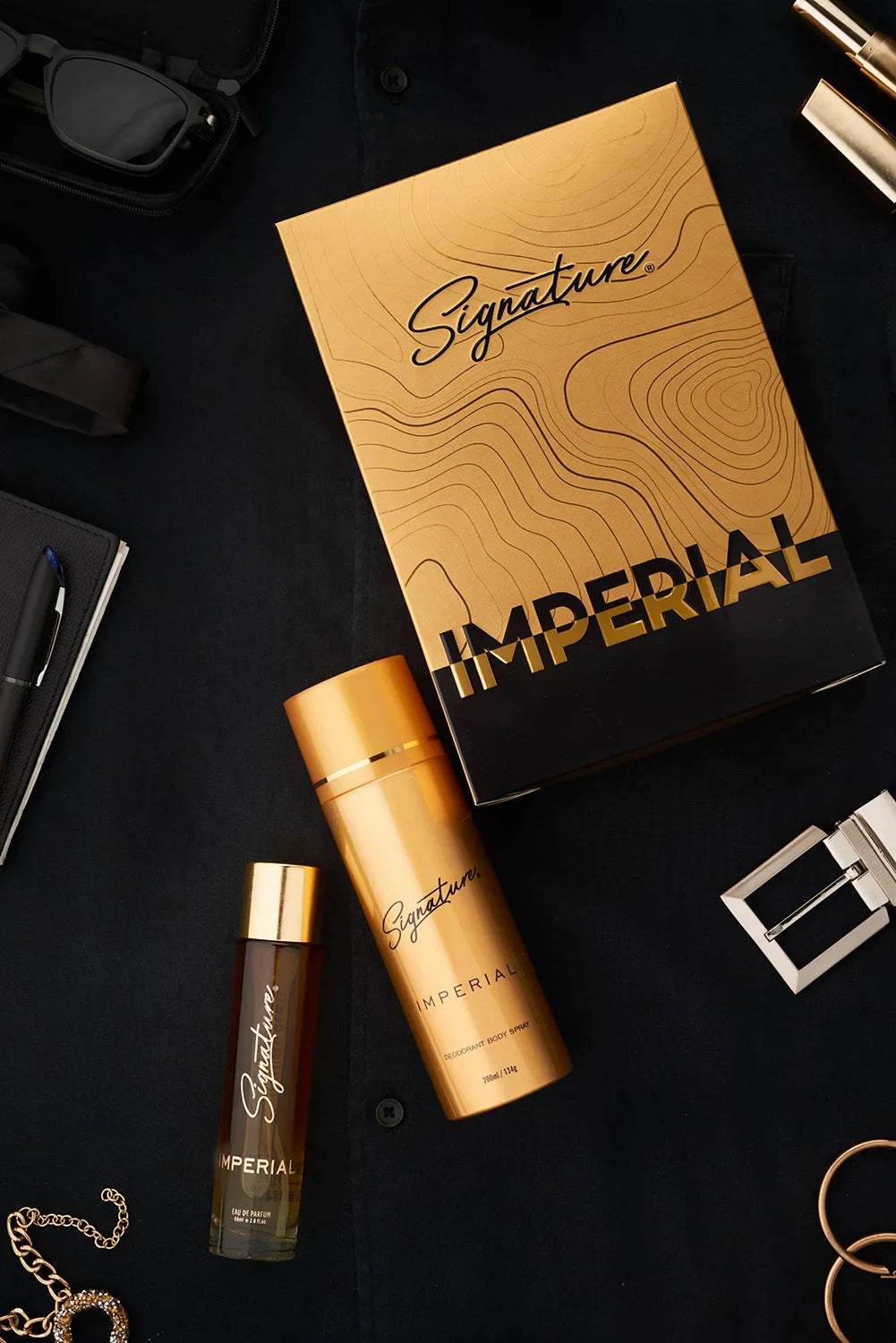 Signature Eau De Parfum + Deodorant Gift Set Combo- "IMPERIAL" - 60 ML EDP & 200 ML DEO
