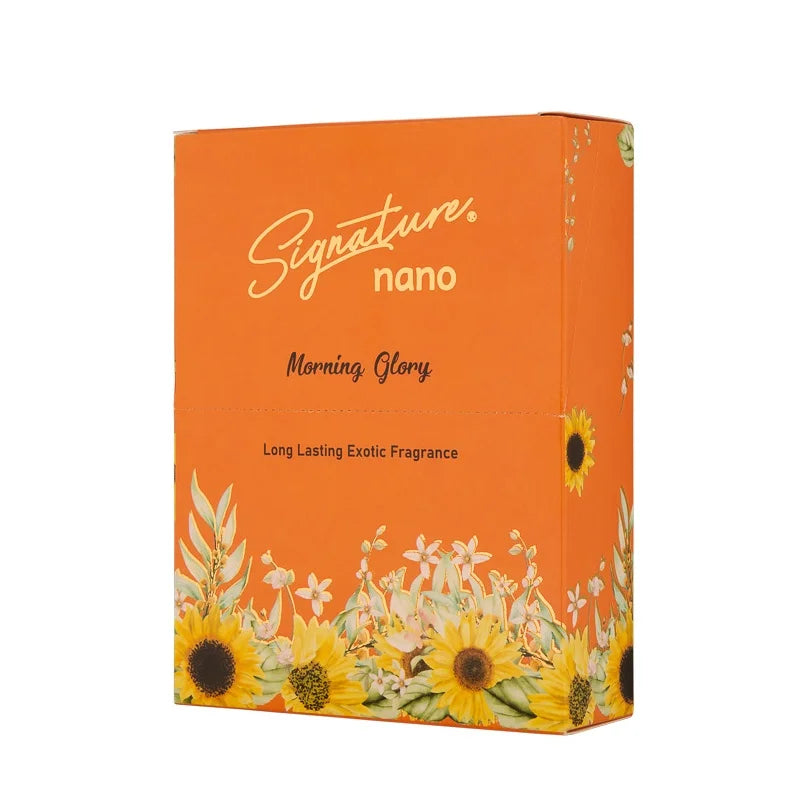 Signature Morning Glory Nano Air Freshner Pack of 6 Sachet