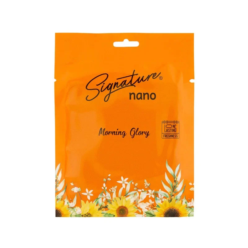 Signature Morning Glory Nano Air Freshner Pack of 6 Sachet