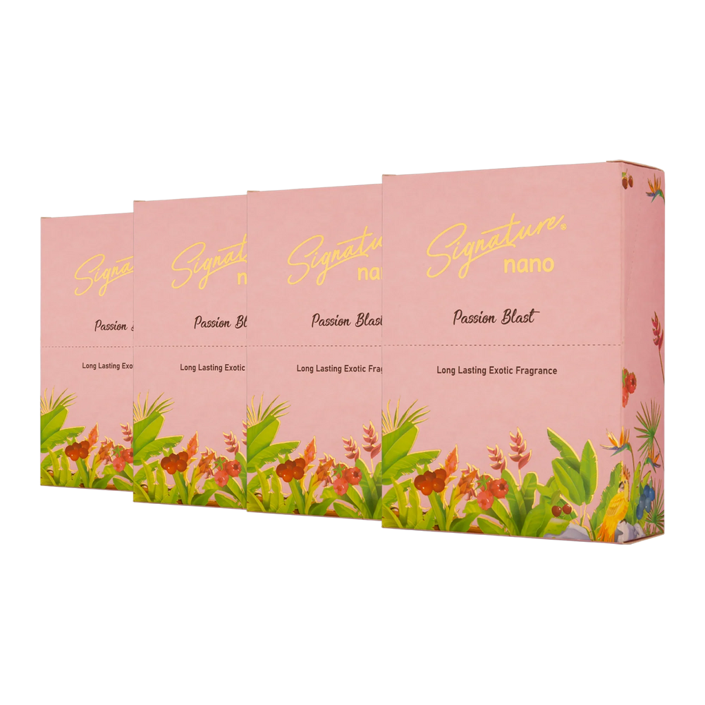 Signature Passion Blast Nano Air Freshner pack of 6 Sachet