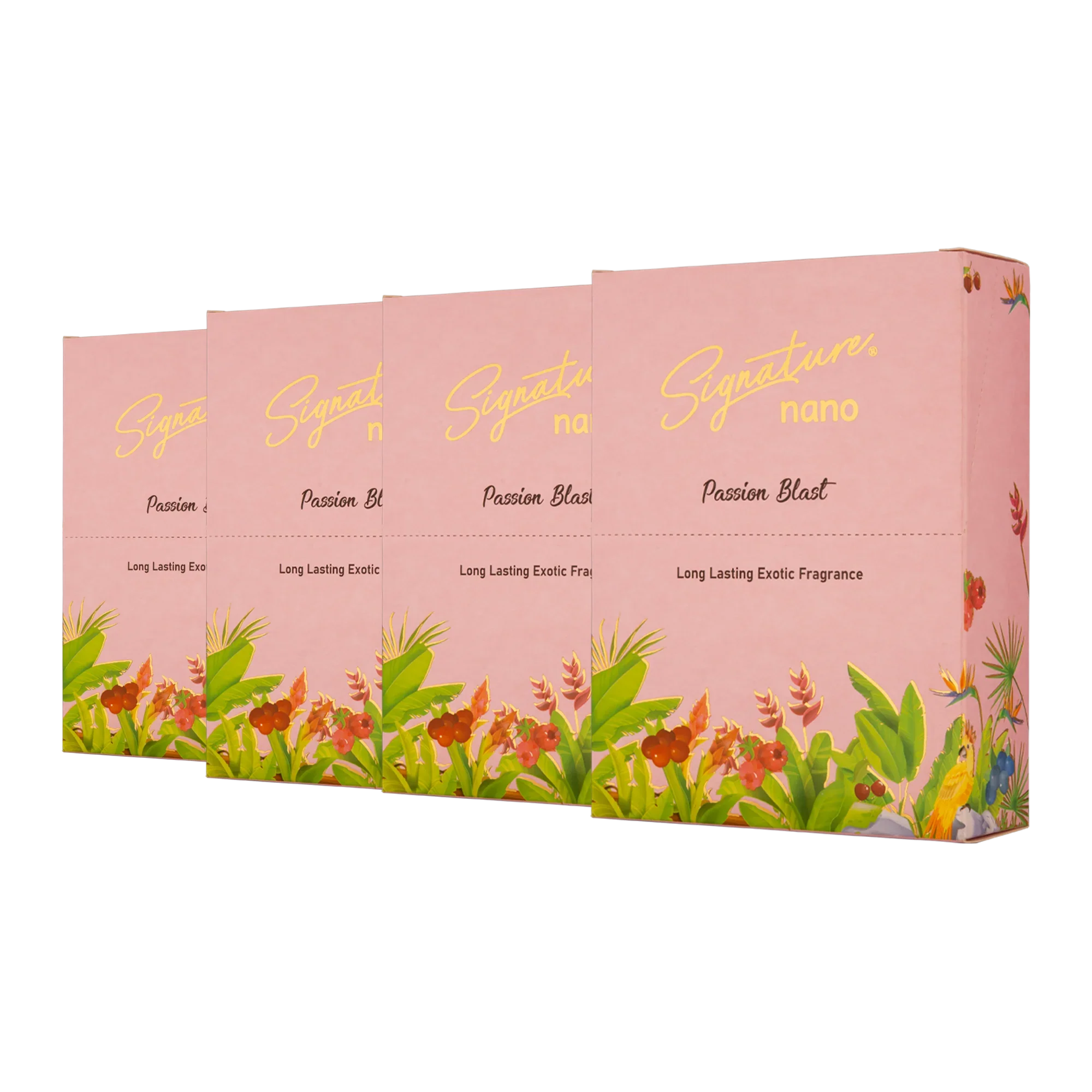 Signature Passion Blast Nano Air Freshner pack of 6 Sachet