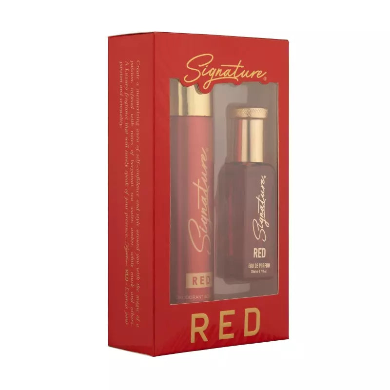 Signature Red Body Spray 70 ML + Red EDP 20 ML Gift Set Combo