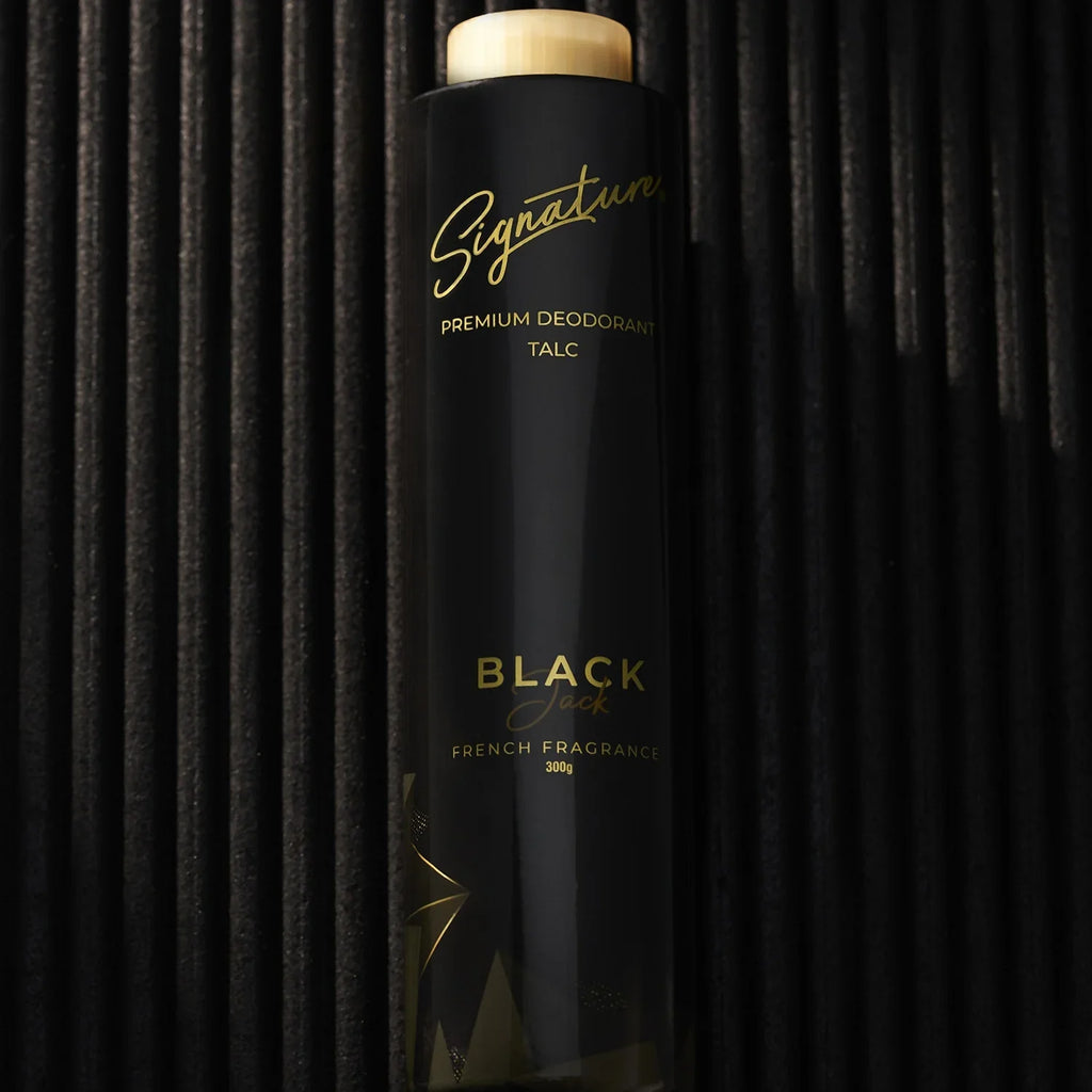 Signature Black Jack Body Talc - 300 Gms