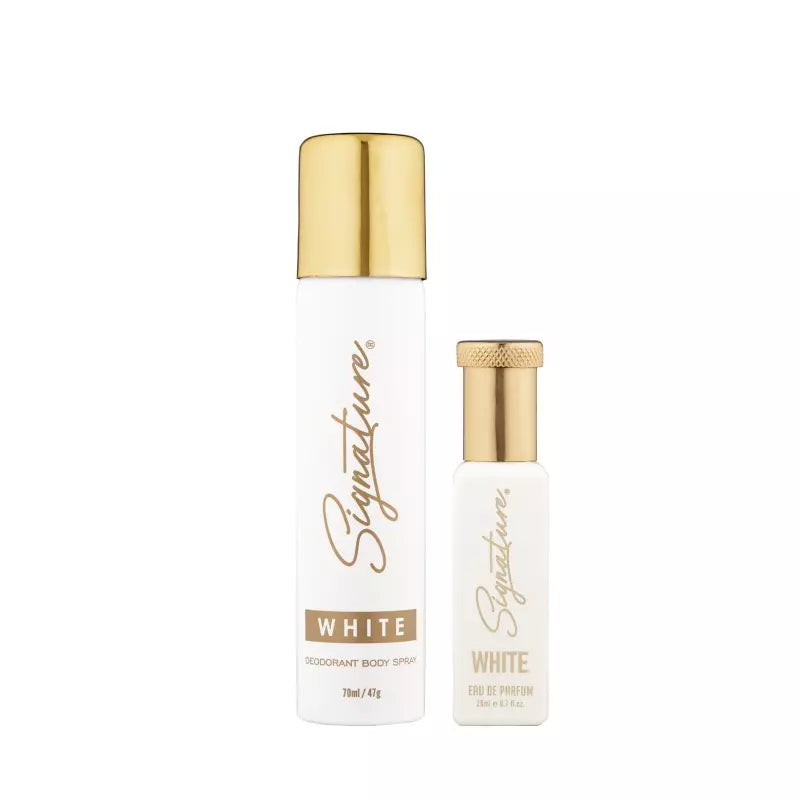 Signature Aura Eau De Perfum 10 x 3 ml + FREE!! White Deodorant 70 Ml + 20 ML Women's EDP Perfume Gift Set