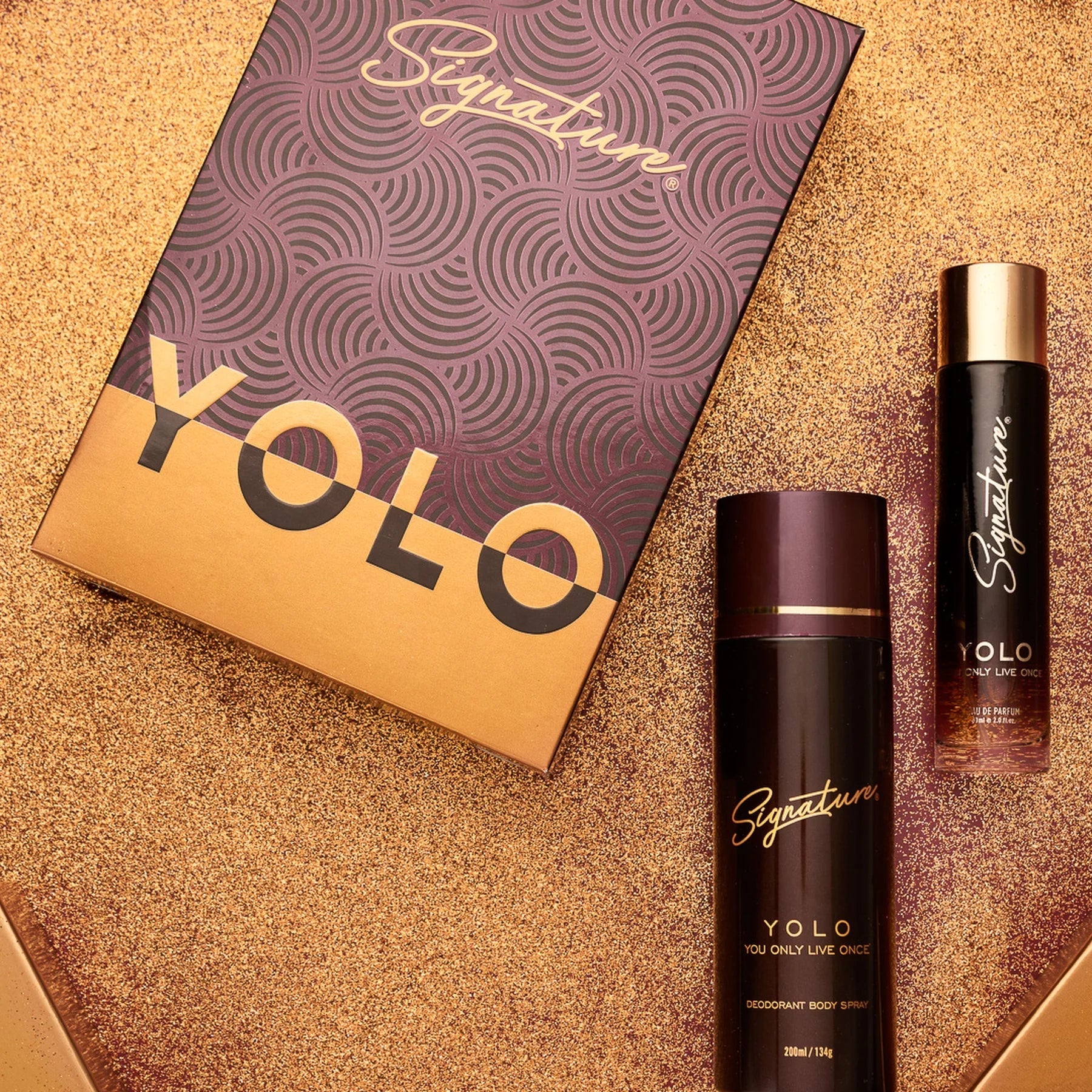 Signature Eau De Parfum + Deodorant Gift Set Combo- "YOLO" - 60 ML EDP & 200 ML DEO