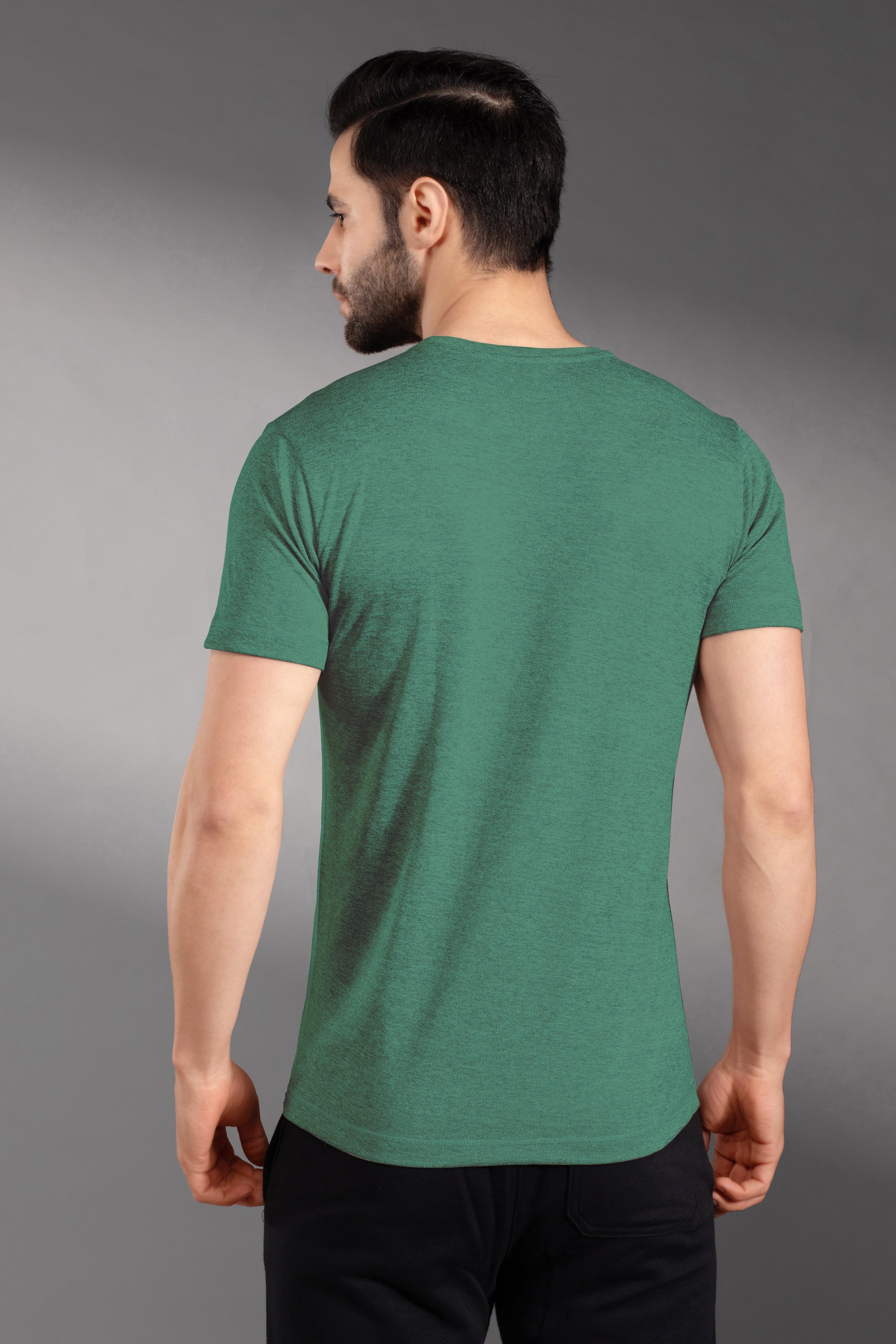 The Secret LoomMen's T-Shirt: 100% Polyester Double Cool Round Neck Gym T-Shirts