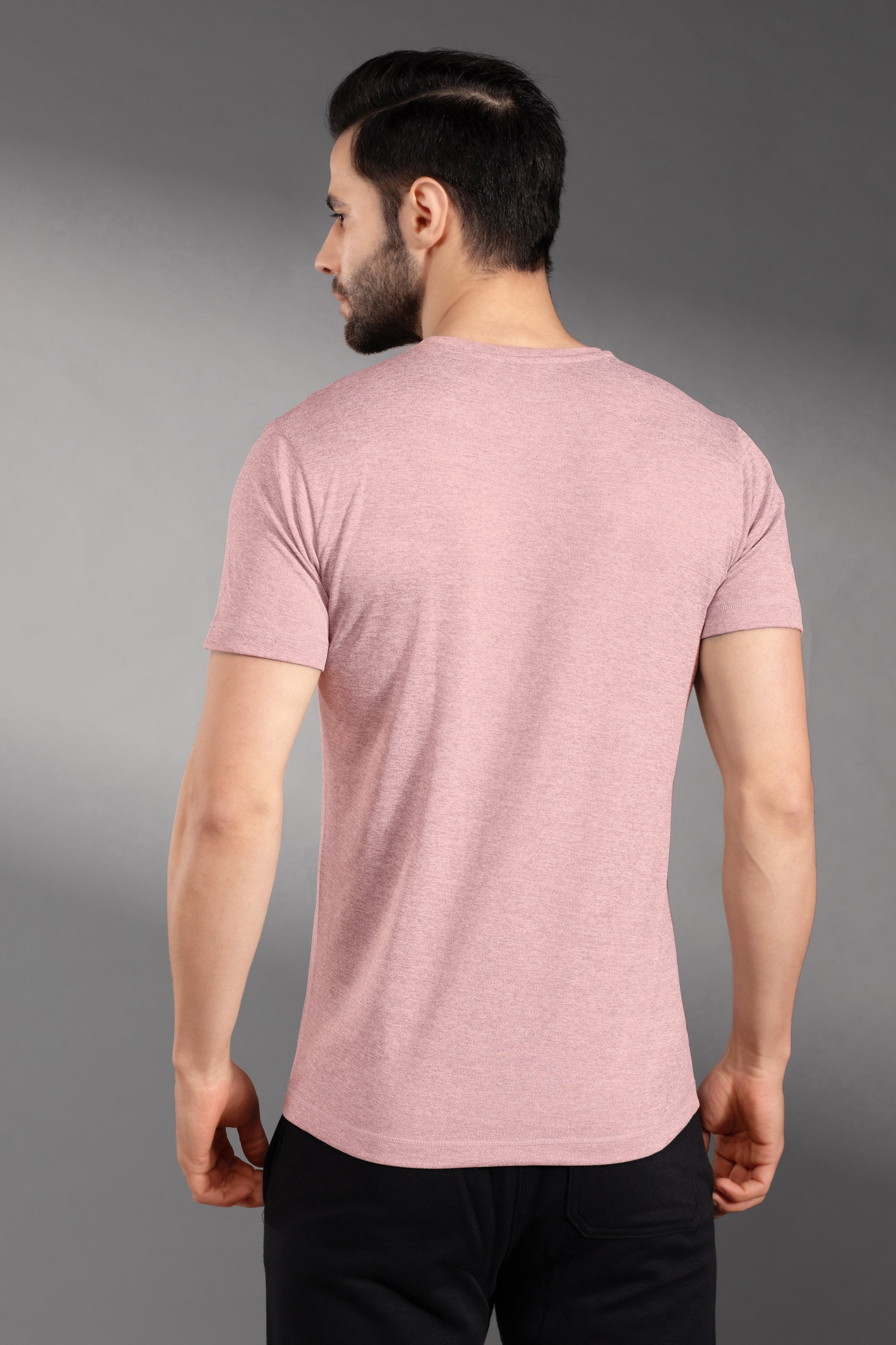 The Secret LoomMen's T-Shirt: 100% Polyester Double Cool Round Neck Gym T-Shirts