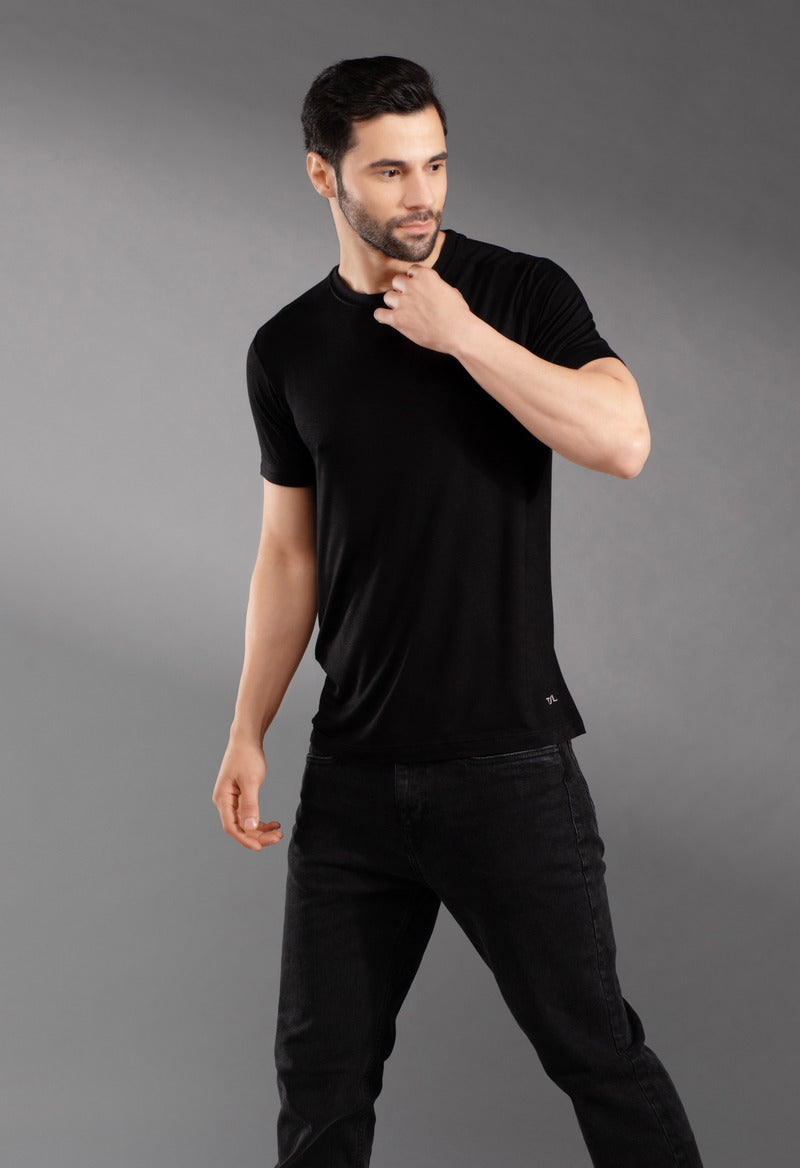 The Secret Loom Men's T-Shirt - 95% Bamboo, 5% Elastane - Premium T-Shirts for Men