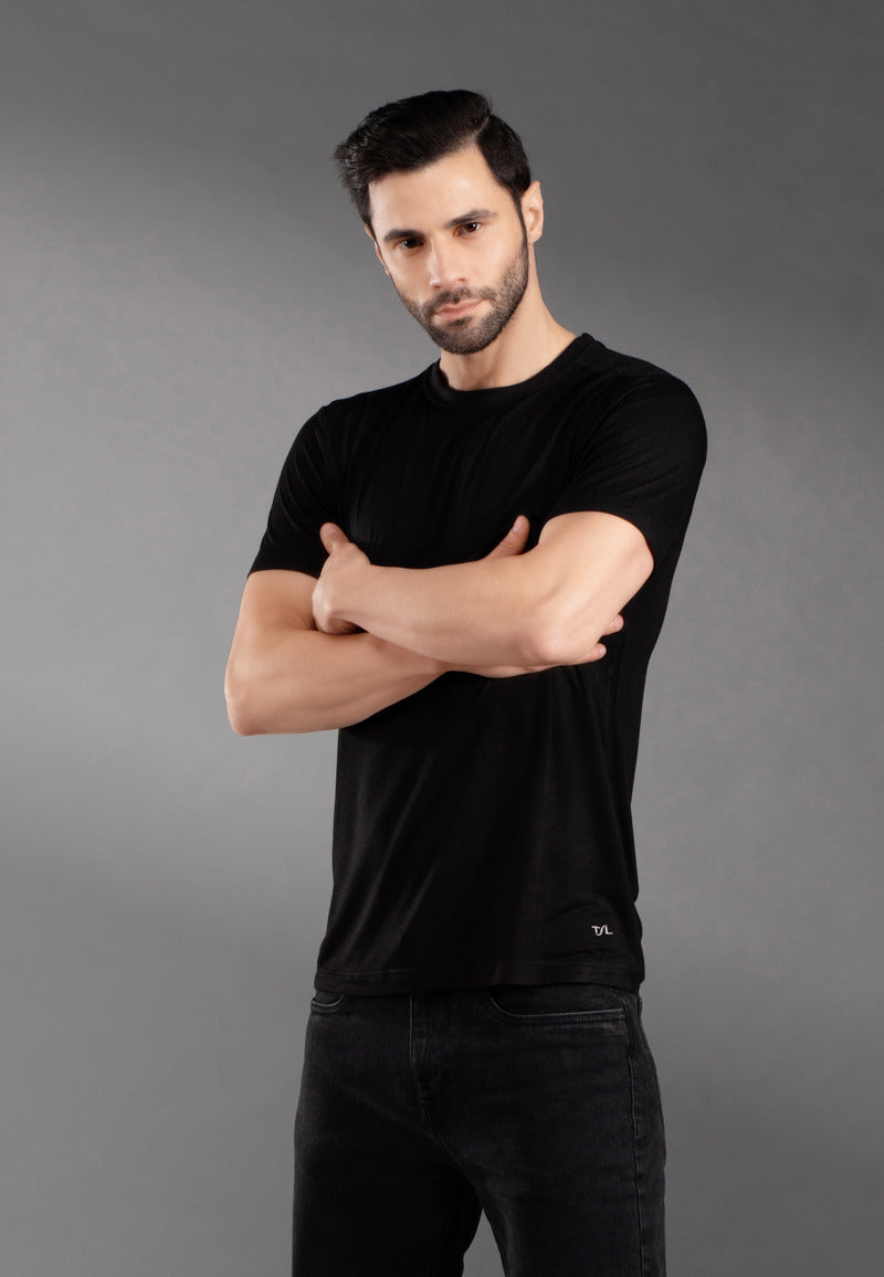 The Secret Loom Men's T-Shirt - 95% Bamboo, 5% Elastane - Premium T-Shirts for Men