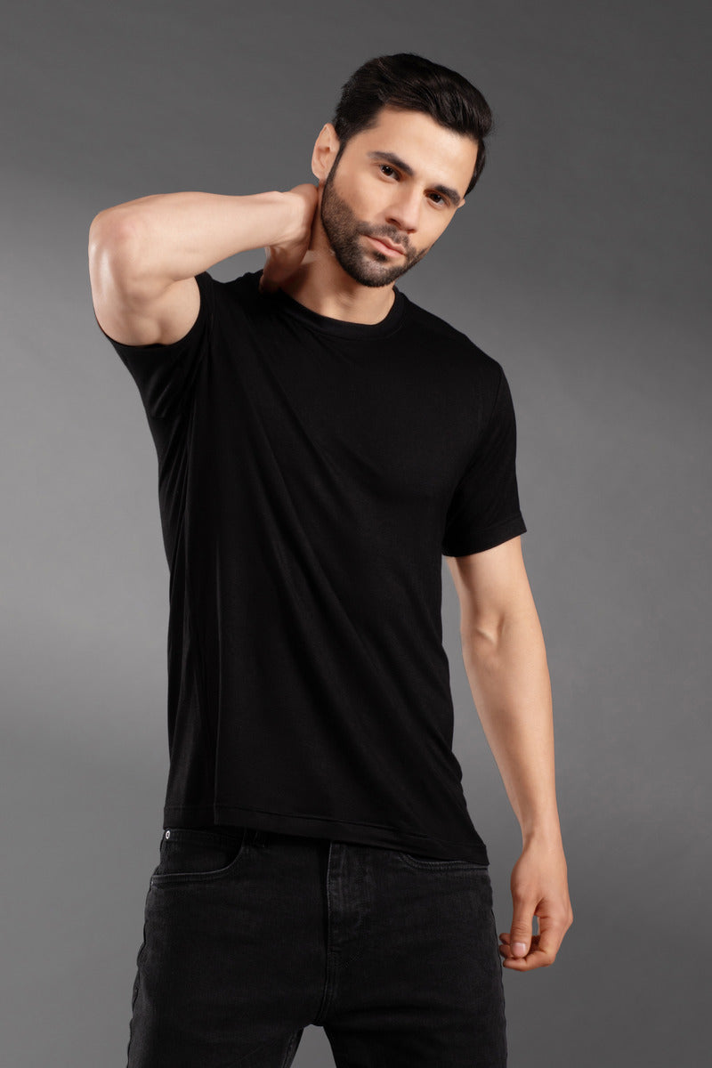 The Secret Loom Men's T-Shirt - 95% Bamboo, 5% Elastane - Premium T-Shirts for Men