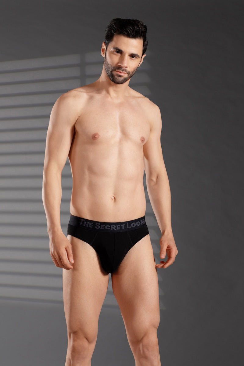 The Secret Loom Men's Brief - 95% Bamboo, 5% Elastane - Premium Underwear for Men