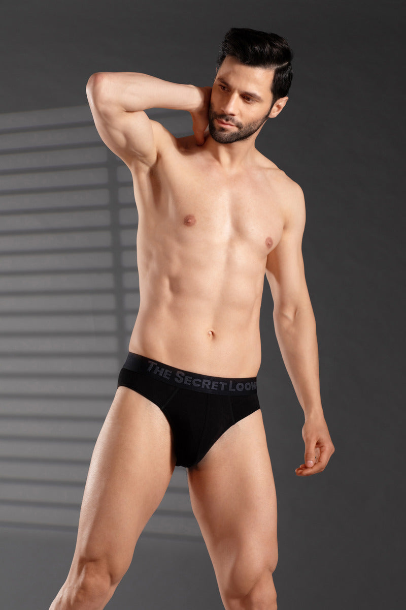 The Secret Loom Men's Brief - 95% Bamboo, 5% Elastane - Premium Underwear for Men