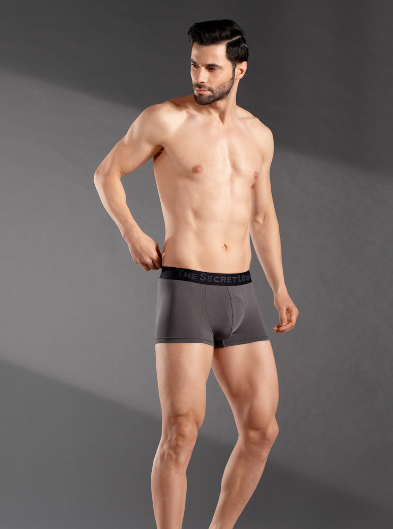 The Secret Loom Men's Trunk - 48% Modal, 48% Poly, 4% Elastane - Premium Underwear for Men