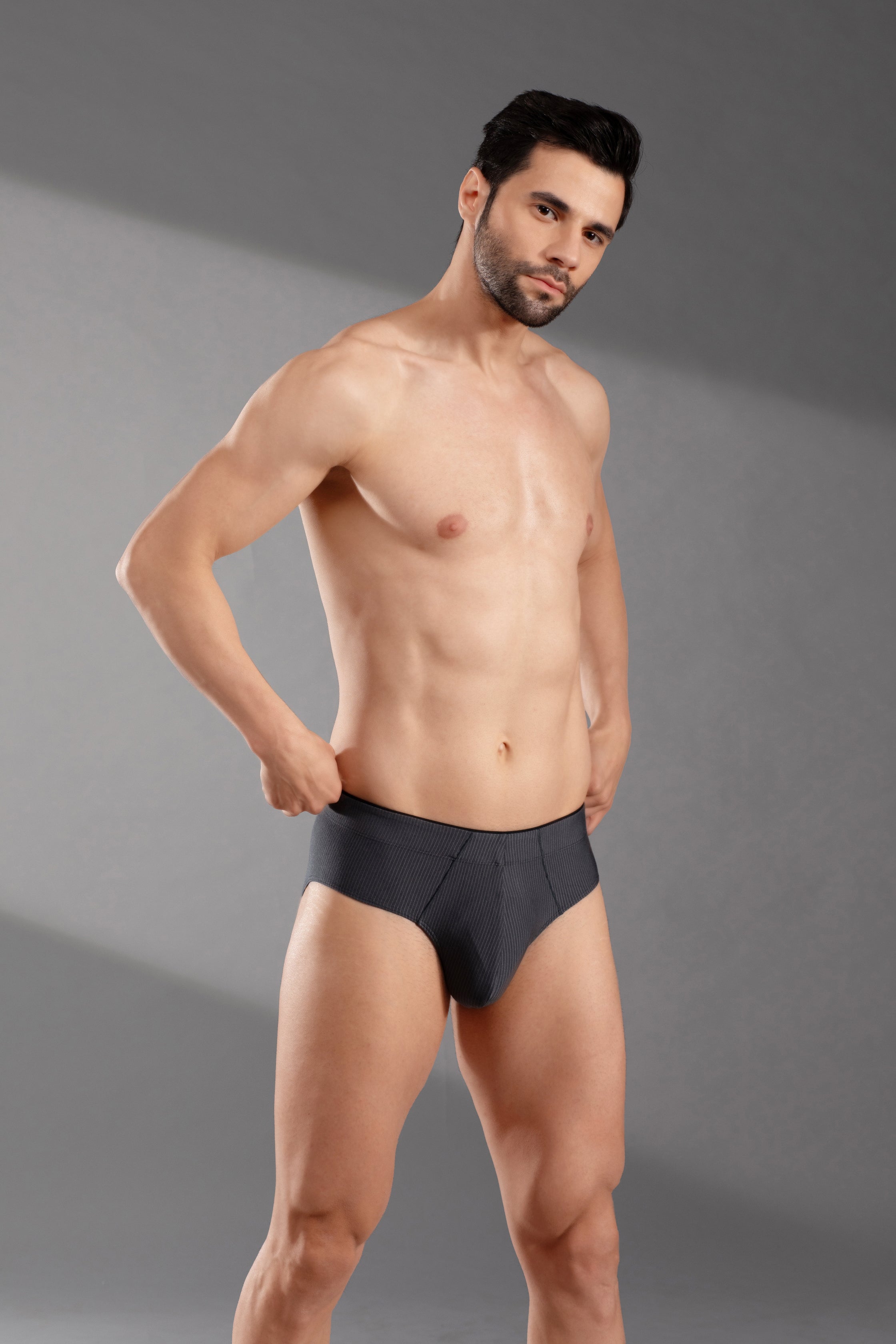 The Secret Loom Men's Brief - 80% Modal, 10% Polyester, 10% Elastane (Yarn Dyed) - Premium Underwear for Men, Soft and Breathable Briefs