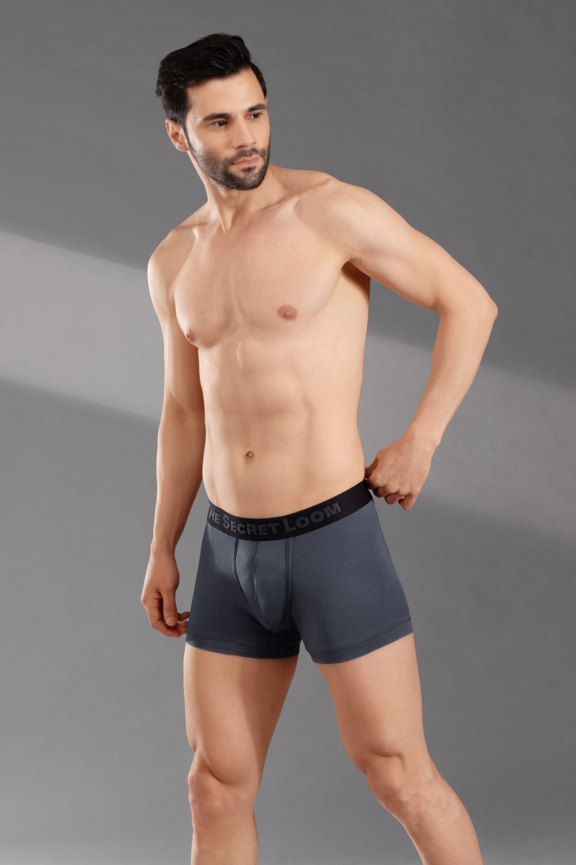 The Secret Loom Men's Trunk - 95% Poly + 5% Elastane (Mesh Feel) - Premium Underwear for Men
