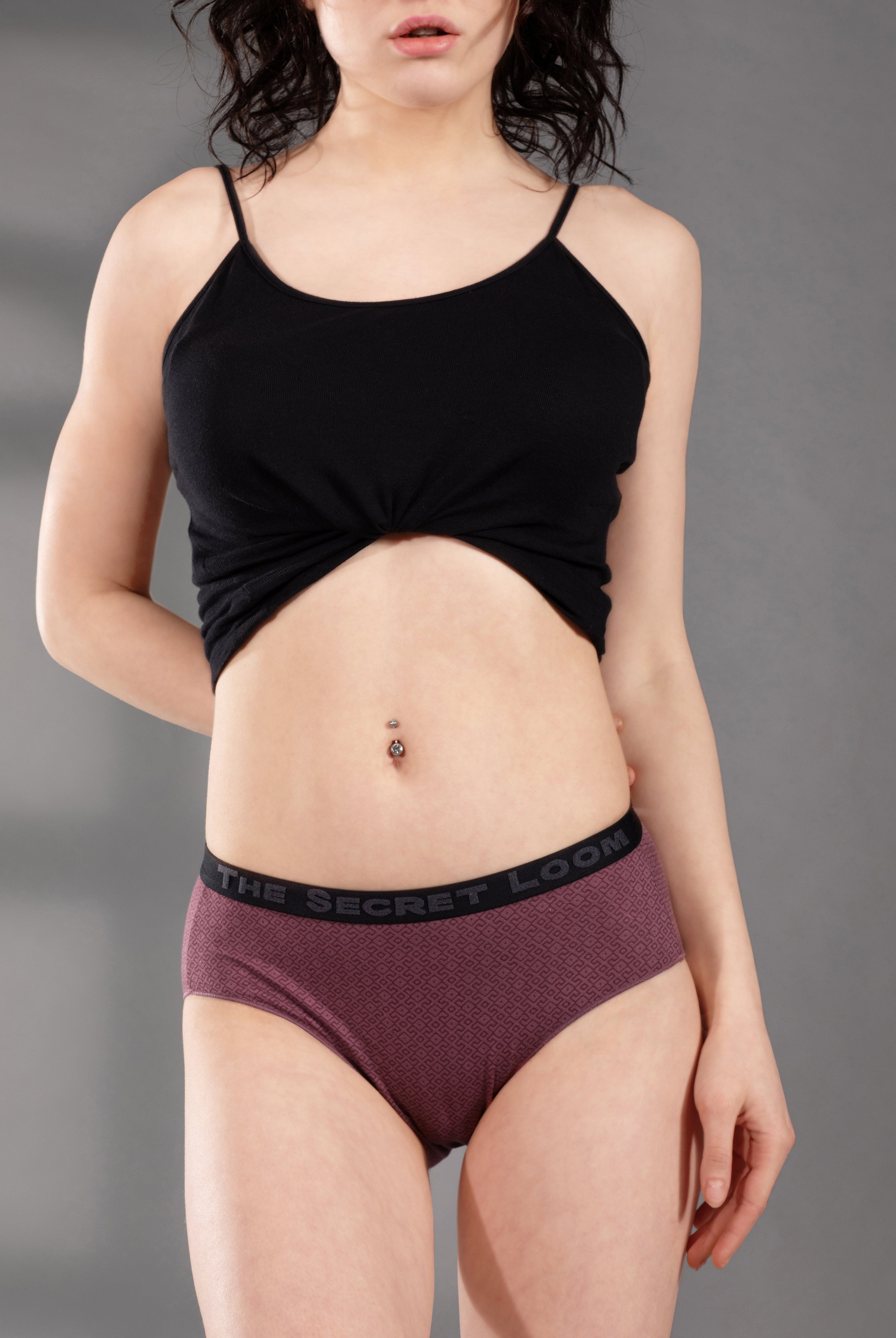 The Secret Loom Women's Hipster - 95% Bamboo, 5% Elastane - Premium High Waist Hipster