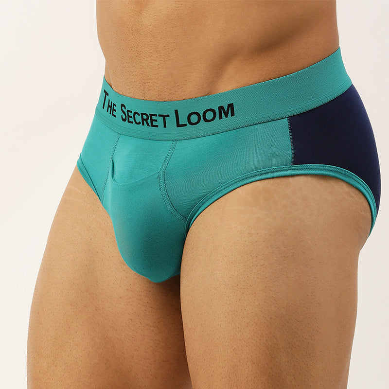 Men's Outer Elastic Modal Elastane brief-Cut and sew